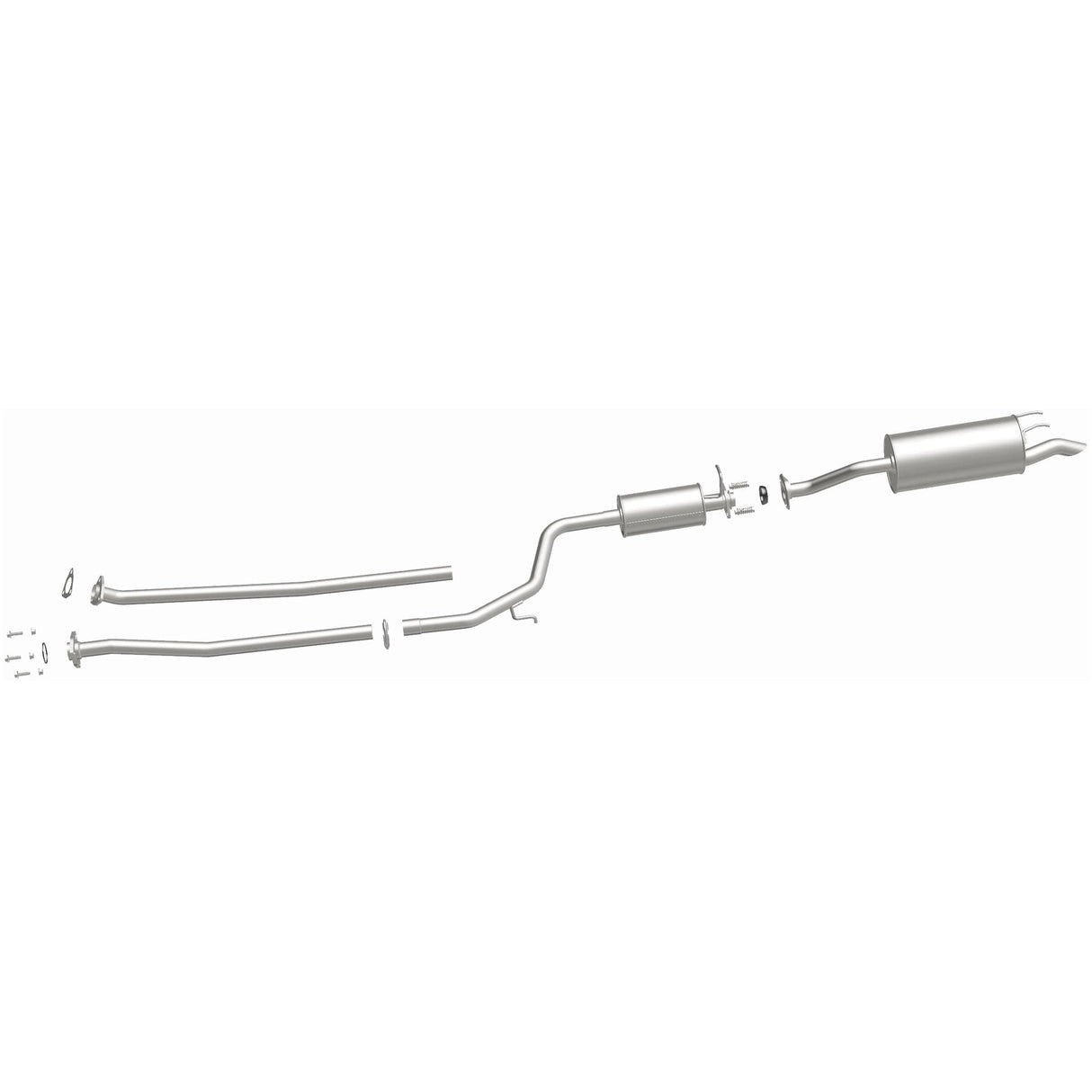 BRExhaust 2012-2015 Honda Civic 1.8L Direct-Fit Replacement Exhaust System BRExhaust Exhaust System Kit  AXOPROS