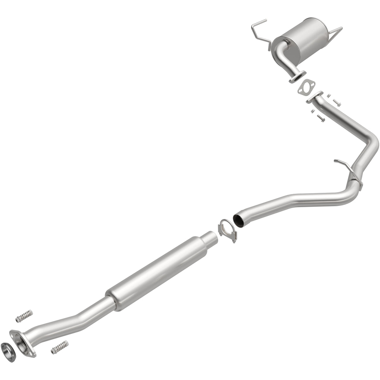 BRExhaust 2012-2016 Subaru Impreza 2.0L Direct-Fit Replacement Exhaust System BRExhaust Exhaust System Kit  AXOPROS