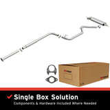 BRExhaust 2012-2017 Ford Focus 2.0L Direct-Fit Replacement Exhaust System BRExhaust Exhaust System Kit  AXOPROS