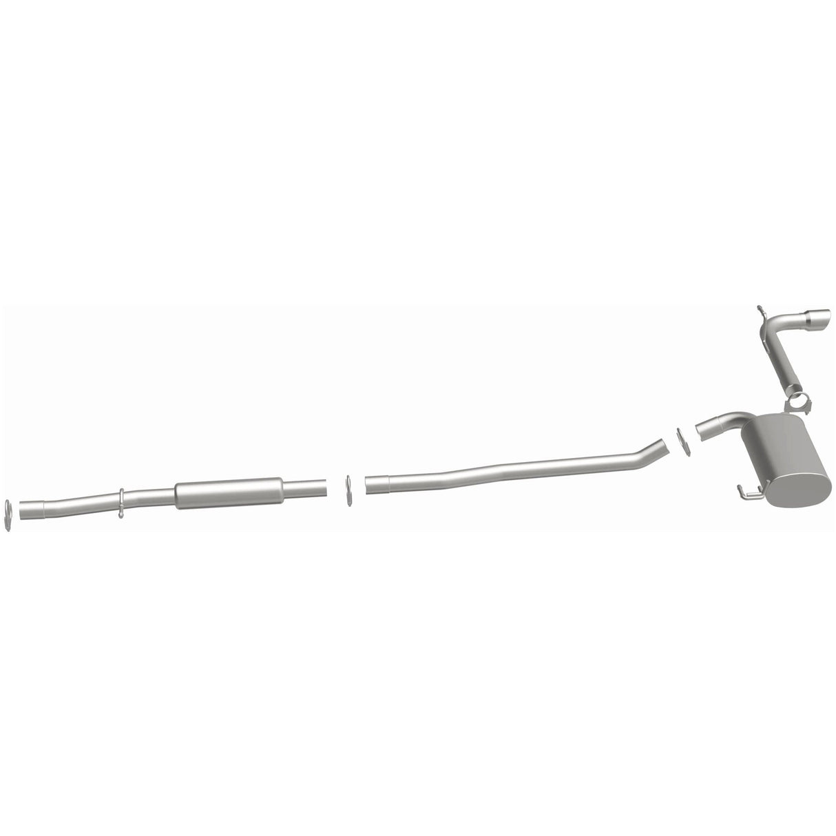 BRExhaust 2012-2017 Jeep Direct-Fit Replacement Exhaust System BRExhaust Exhaust System Kit  AXOPROS