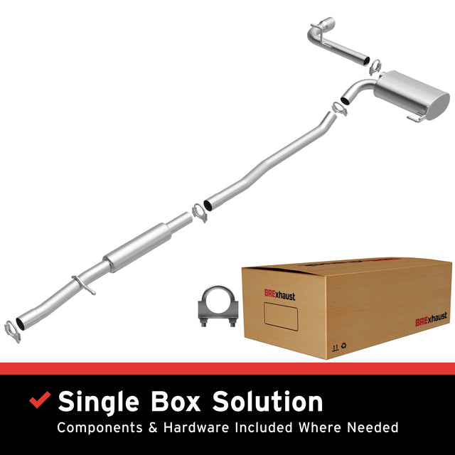 BRExhaust 2012-2017 Jeep Direct-Fit Replacement Exhaust System BRExhaust Exhaust System Kit  AXOPROS