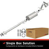 BRExhaust 2013-2015 Toyota Tacoma 4.0L Direct-Fit Replacement Exhaust System BRExhaust Exhaust System Kit  AXOPROS