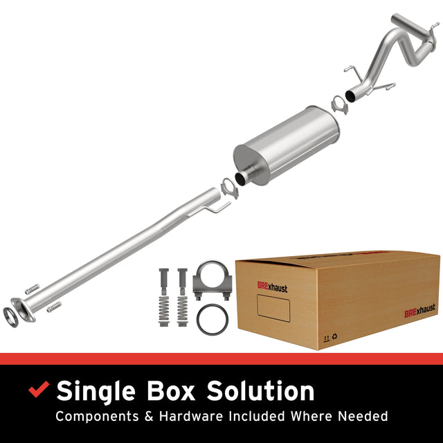 BRExhaust 2013-2015 Toyota Tacoma 4.0L Direct-Fit Replacement Exhaust System BRExhaust Exhaust System Kit  AXOPROS