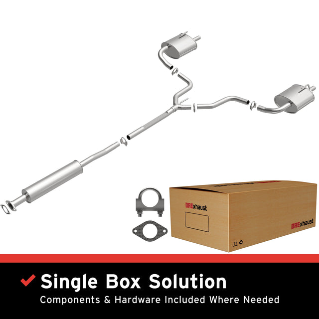 BRExhaust 2013-2016 Nissan Altima 2.5L Direct-Fit Replacement Exhaust System BRExhaust Exhaust System Kit  AXOPROS