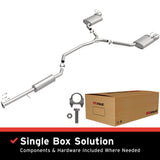 BRExhaust 2013-2017 Honda Accord 3.5L Direct-Fit Replacement Exhaust System BRExhaust Exhaust System Kit  AXOPROS