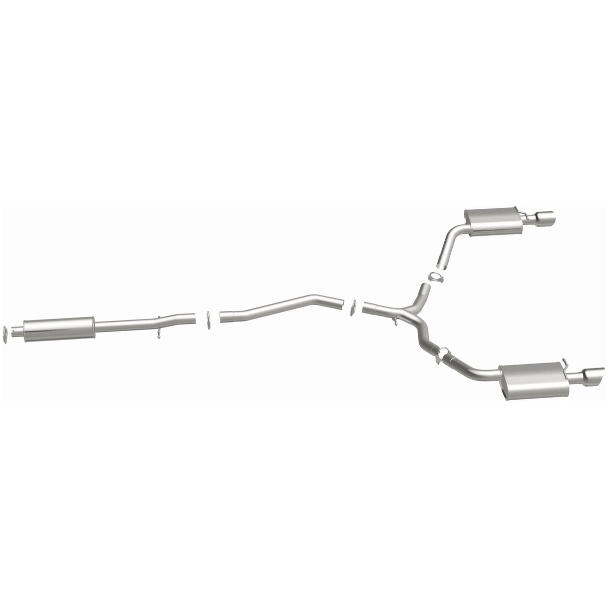 BRExhaust 2013-2019 Ford Taurus 3.5L Direct-Fit Replacement Exhaust System BRExhaust Exhaust System Kit  AXOPROS