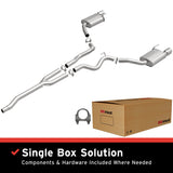 BRExhaust 2015-2023 Ford Mustang 2.3L Direct-Fit Replacement Exhaust System BRExhaust Exhaust System Kit  AXOPROS