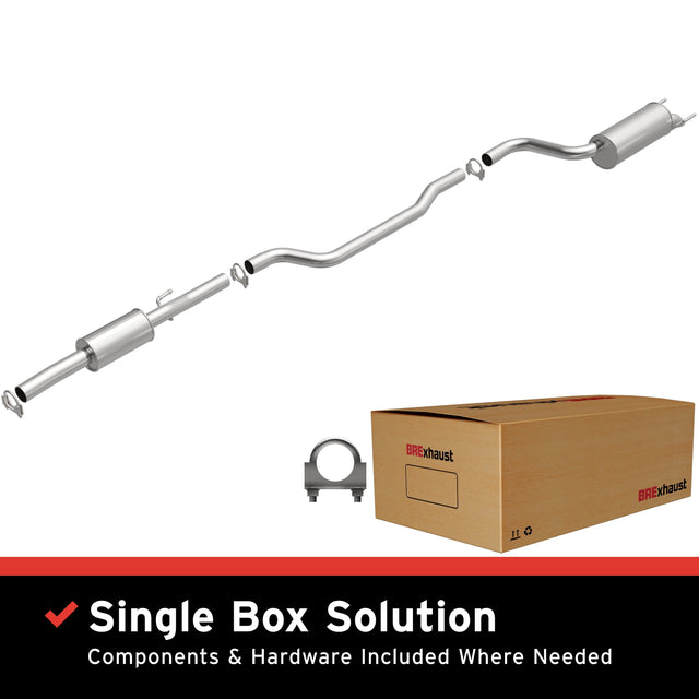 BRExhaust 2016-2019 Chevrolet Cruze 1.4L Direct-Fit Replacement Exhaust System BRExhaust Exhaust System Kit  AXOPROS