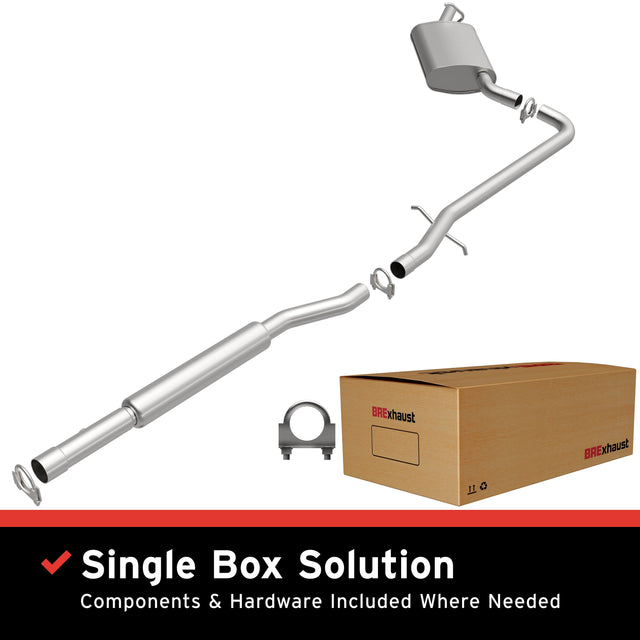 BRExhaust Direct-Fit Replacement Exhaust System 106-0072 BRExhaust Exhaust System Kit  AXOPROS