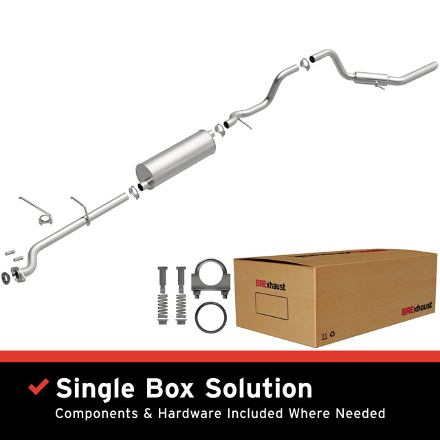 BRExhaust Direct-Fit Replacement Exhaust System 106-0088 BRExhaust Exhaust System Kit  AXOPROS