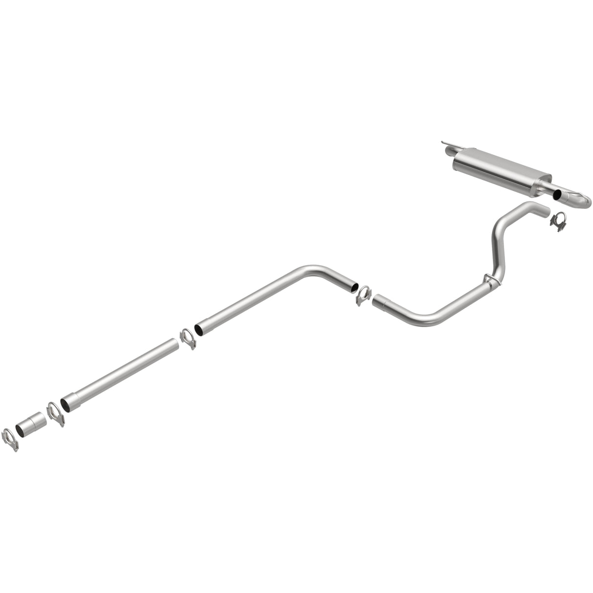 BRExhaust Direct-Fit Replacement Exhaust System 106-0118 BRExhaust Exhaust System Kit  AXOPROS