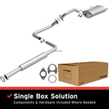 BRExhaust Direct-Fit Replacement Exhaust System 106-0123 BRExhaust Exhaust System Kit  AXOPROS