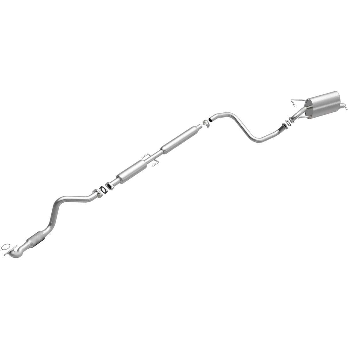 BRExhaust Direct-Fit Replacement Exhaust System 106-0153 BRExhaust Exhaust System Kit  AXOPROS