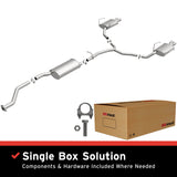 BRExhaust Direct-Fit Replacement Exhaust System 106-0170 BRExhaust Exhaust System Kit  AXOPROS