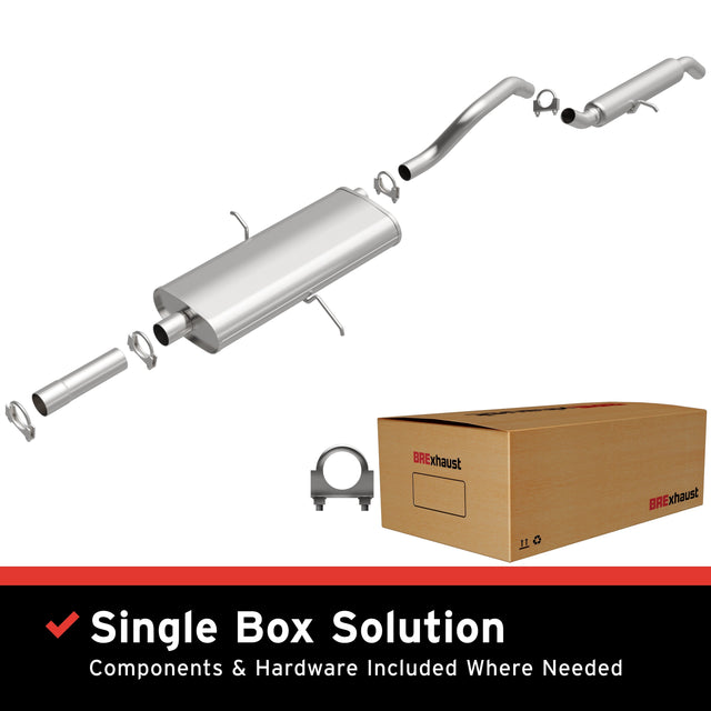 BRExhaust Direct-Fit Replacement Exhaust System 106-0185 BRExhaust Exhaust System Kit  AXOPROS