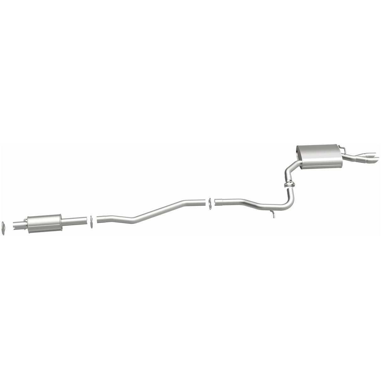 BRExhaust Direct-Fit Replacement Exhaust System 106-0191 BRExhaust Exhaust System Kit  AXOPROS