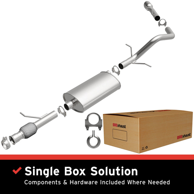 BRExhaust Direct-Fit Replacement Exhaust System 106-0291 BRExhaust Exhaust System Kit  AXOPROS
