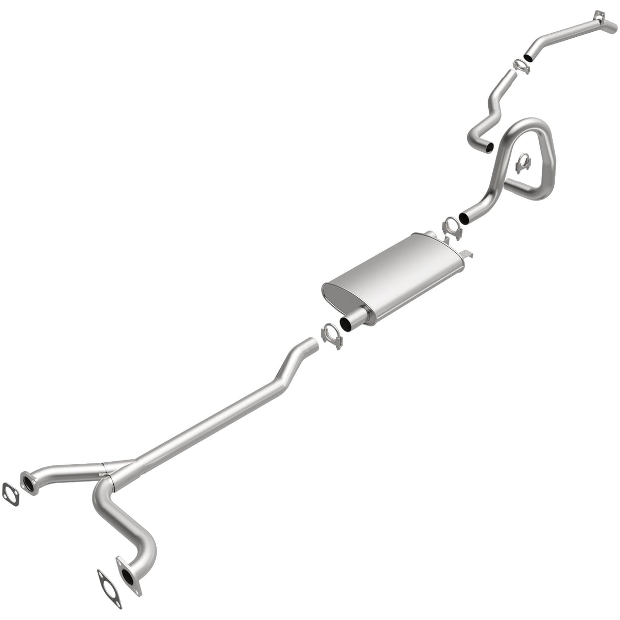 BRExhaust Direct-Fit Replacement Exhaust System 106-0470 BRExhaust Exhaust System Kit  AXOPROS