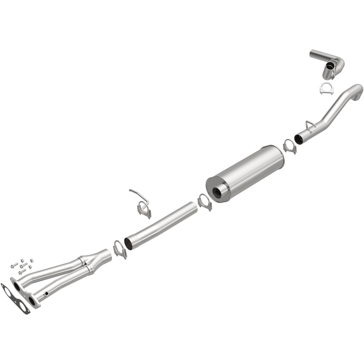 BRExhaust Direct-Fit Replacement Exhaust System 106-0472 BRExhaust Exhaust System Kit  AXOPROS