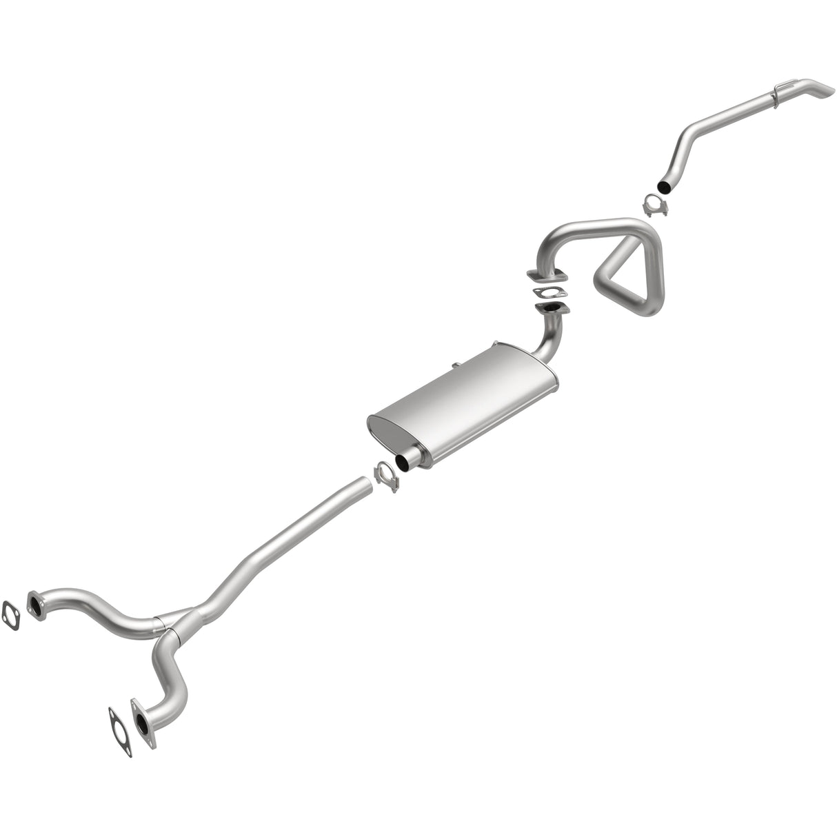 BRExhaust Direct-Fit Replacement Exhaust System 106-0532 BRExhaust Exhaust System Kit  AXOPROS