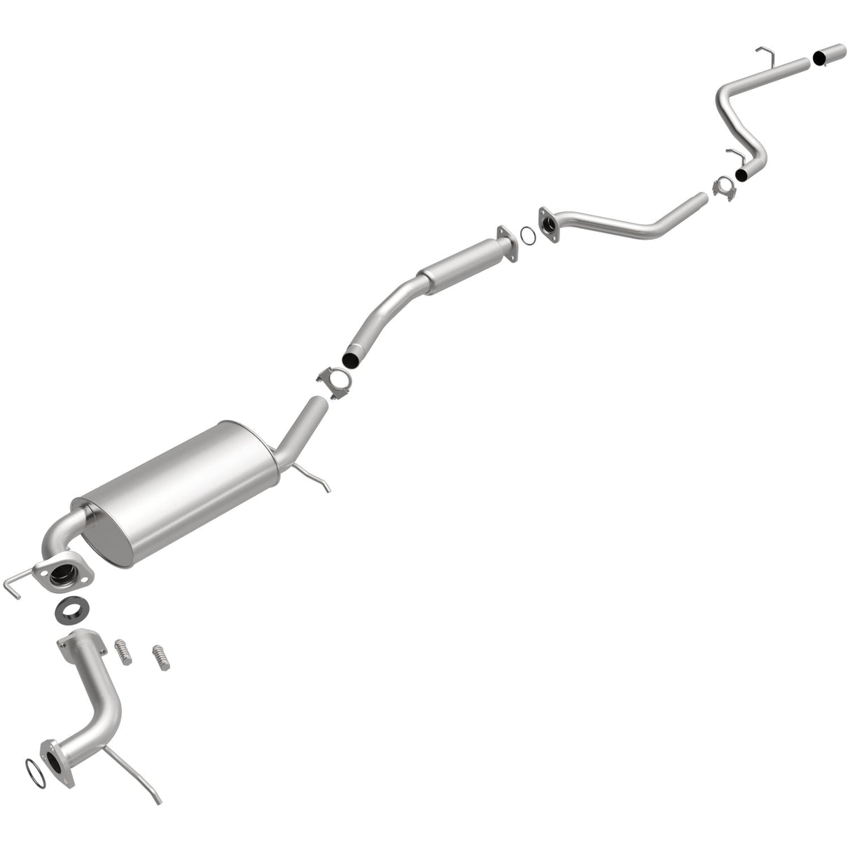 BRExhaust Direct-Fit Replacement Exhaust System 106-0569 BRExhaust Exhaust System Kit  AXOPROS