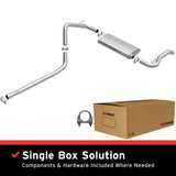 BRExhaust Direct-Fit Replacement Exhaust System 106-0646 BRExhaust Exhaust System Kit  AXOPROS