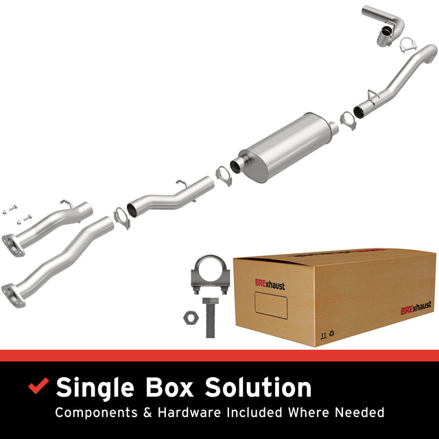 BRExhaust Direct-Fit Replacement Exhaust System 106-0710 BRExhaust Exhaust System Kit  AXOPROS