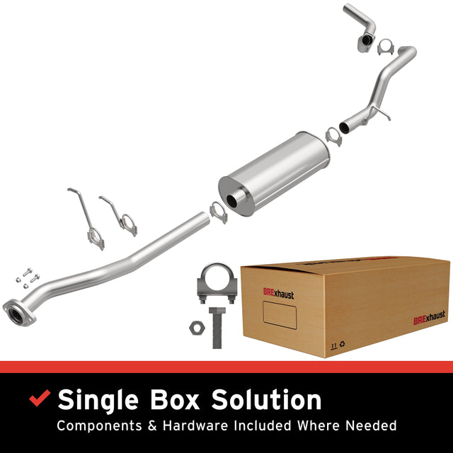 BRExhaust Direct-Fit Replacement Exhaust System 106-0714 BRExhaust Exhaust System Kit  AXOPROS