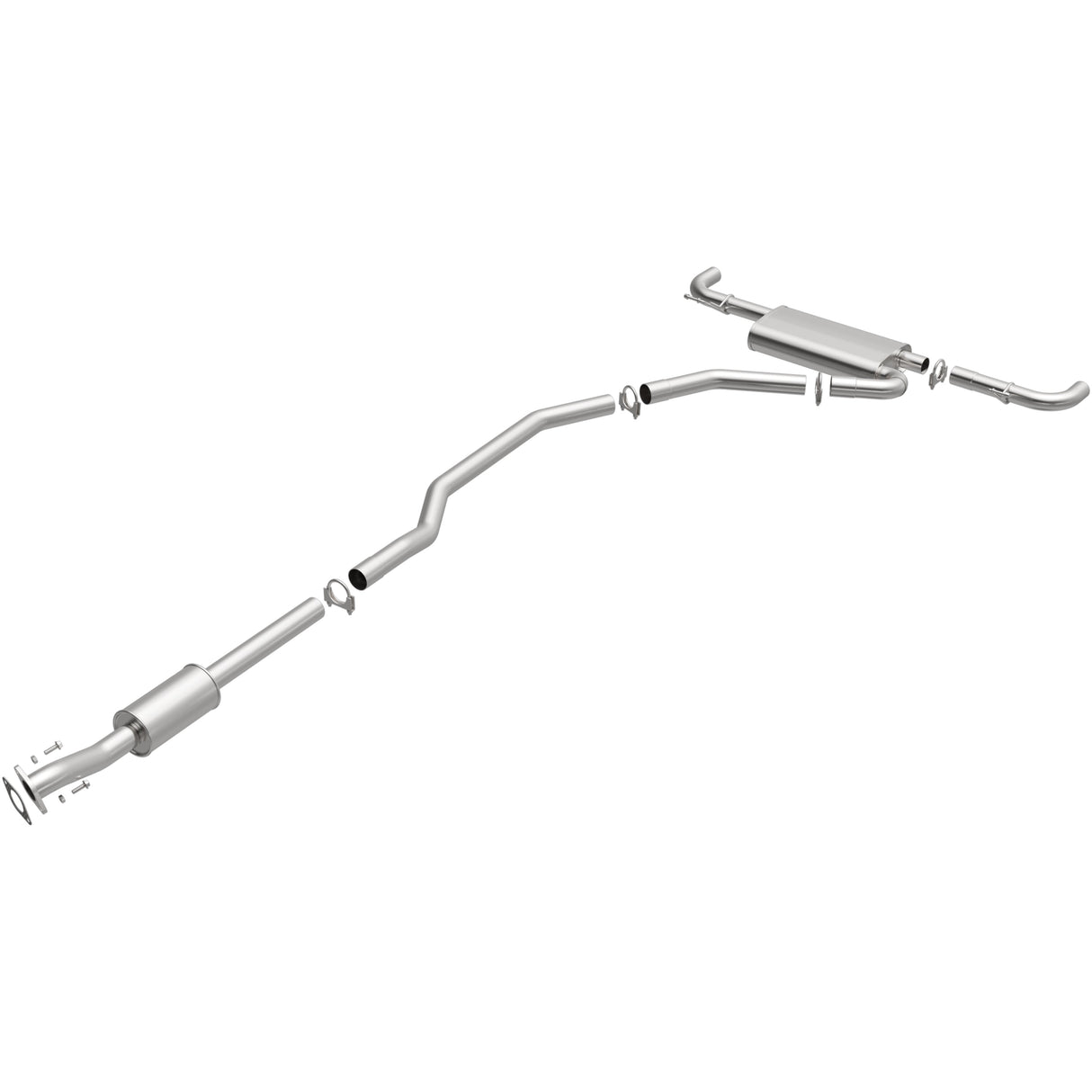 BRExhaust Direct-Fit Replacement Exhaust System 106-0762 BRExhaust Exhaust System Kit  AXOPROS