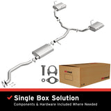BRExhaust Direct-Fit Replacement Exhaust System 106-0765 BRExhaust Exhaust System Kit  AXOPROS