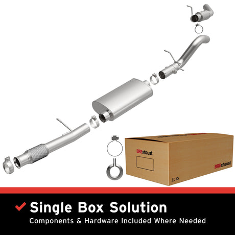 BRExhaust Direct-Fit Replacement Exhaust System 106-0838 BRExhaust Exhaust System Kit  AXOPROS