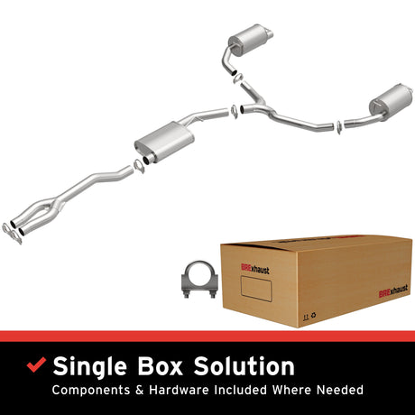 BRExhaust Direct-Fit Replacement Exhaust System 106-0842 BRExhaust Exhaust System Kit  AXOPROS