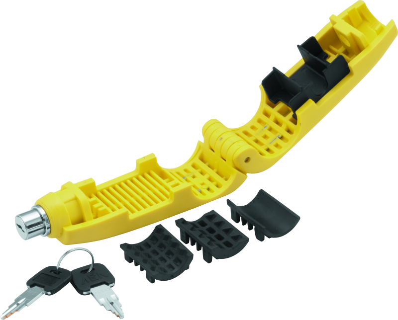 Bully Lock Bully Grip Lock - Yellow BikeMaster Security Locks  AXOPROS