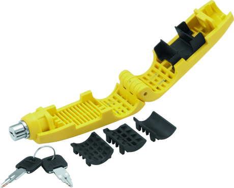 Bully Lock Bully Grip Lock - Yellow BikeMaster Security Locks  AXOPROS