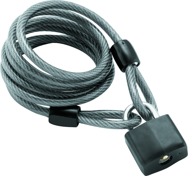Bully Lock Cable w/ Padlock - 10mm BikeMaster Security Locks  AXOPROS