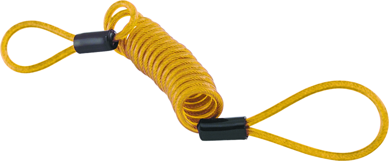 Bully Lock Disc Reminder 4in Lock - Yellow BikeMaster Security Locks  AXOPROS