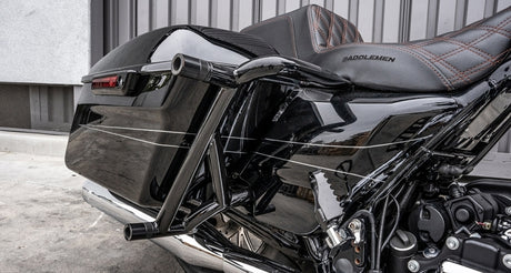 Burly Brand 14-Up Touring Brawler Kit Rear - Black Burly Brand Body Armor & Rock Rails  AXOPROS