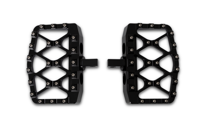 Burly Brand 97-22 Sportster/Dyna/Touring  Mx-Evolution Mini Floorboards Passenger Burly Brand Footpegs  AXOPROS