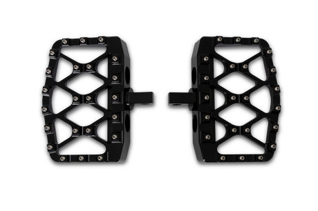 Burly Brand 97-22 Sportster/Dyna/Touring  Mx-Evolution Mini Floorboards Passenger Burly Brand Footpegs  AXOPROS