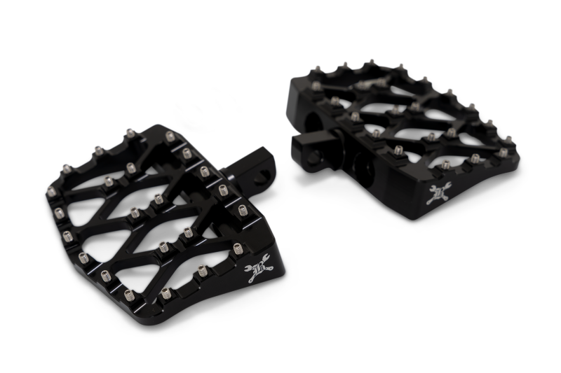 Burly Brand 97-22 Sportster/Dyna/Touring  Mx-Evolution Mini Floorboards Passenger Burly Brand Footpegs  AXOPROS