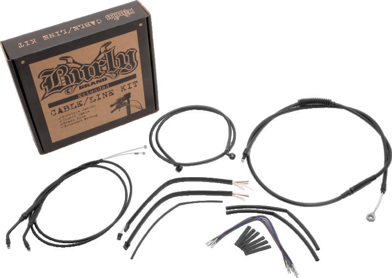 Burly Brand Control Kit 12in Ape XL Burly Brand Throttle Cable  AXOPROS