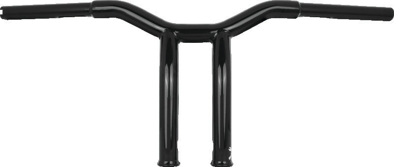 Burly Brand Dominator Raked Bar 10in - Gloss Black Burly Brand Handlebars  AXOPROS