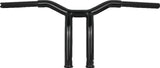 Burly Brand Dominator Raked Bar 10in - Gloss Black Burly Brand Handlebars  AXOPROS