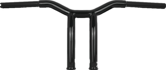 Burly Brand Dominator Raked Bar 10in - Gloss Black Burly Brand Handlebars  AXOPROS