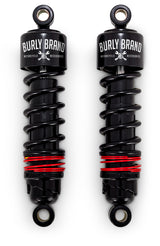 Burly Brand FLH Slammer Shocks - Black Burly Brand Shocks and Struts  AXOPROS