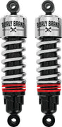 Burly Brand FLH Slammer Shocks - Chrome Burly Brand Shocks and Struts  AXOPROS