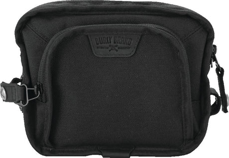 Burly Brand Handlebar Bag - Black Burly Brand Bags - Saddlebags  AXOPROS