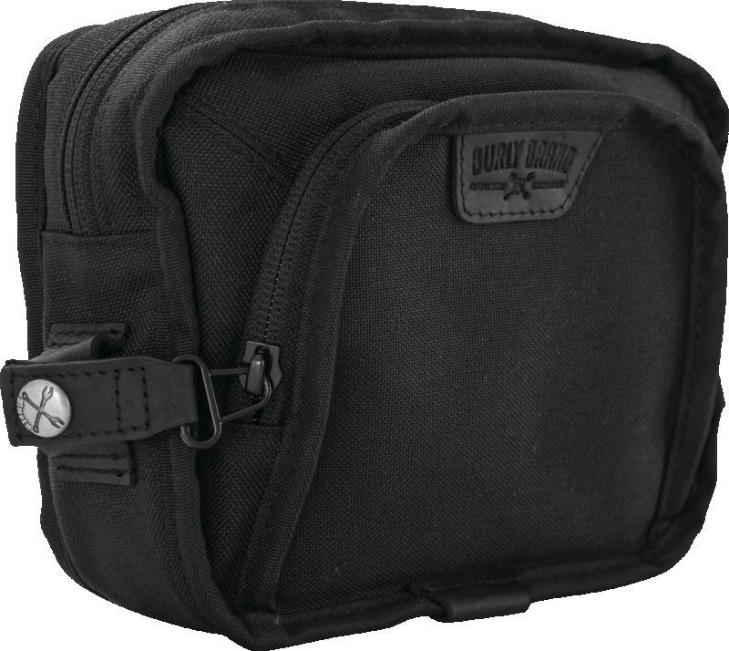 Burly Brand Handlebar Bag - Black Burly Brand Bags - Saddlebags  AXOPROS