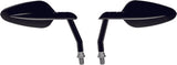 Burly Brand Radar Mirror Set - Black Burly Brand Side Mirrors  AXOPROS