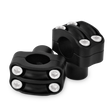 Burly Brand Reaper Riser Clamp 1-1/2in Tall for 1in Bar, Set - Texture Black Burly Brand Handlebars  AXOPROS